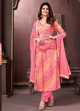 Advanced Salwar Suit in Pink Colour